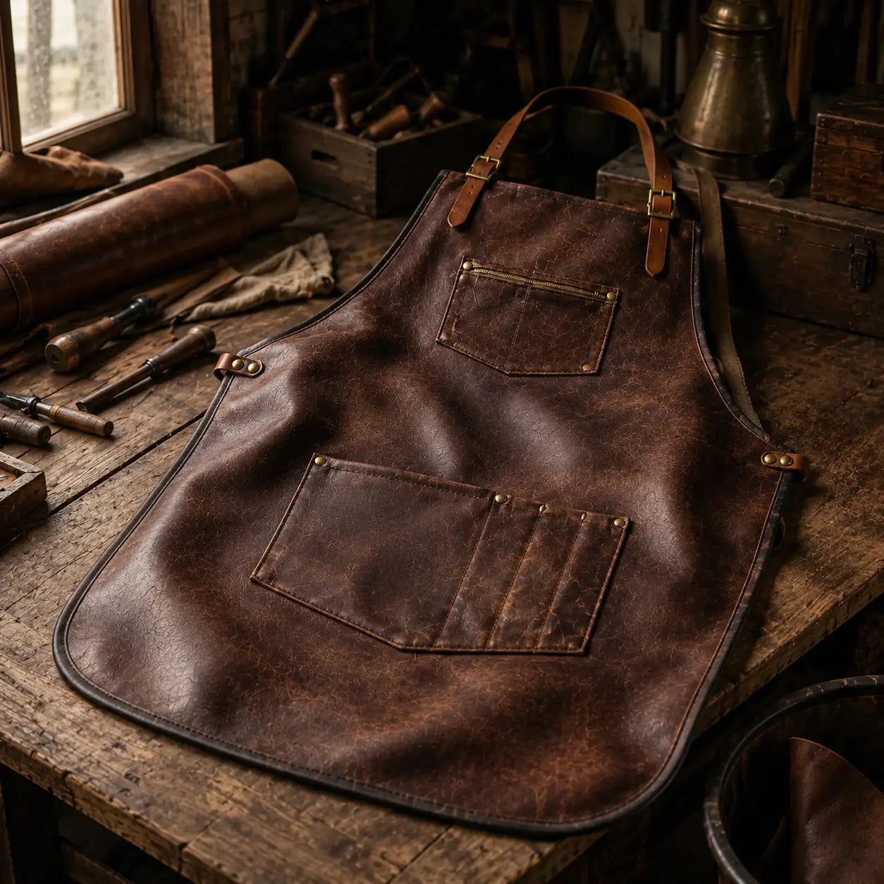 Joe Mercer's Oak-Bark Leather Apron